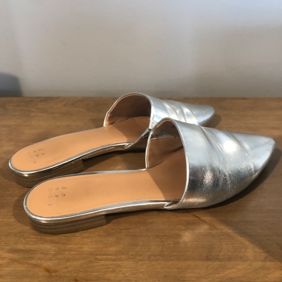 Silver "A new Day" Mules - Picture 4 of 6